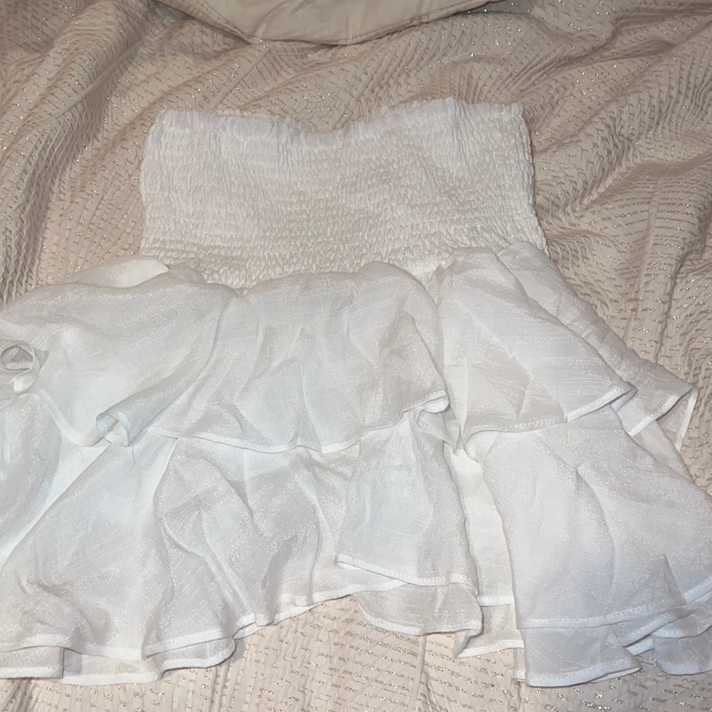 White SHEIN high waisted skirt size S